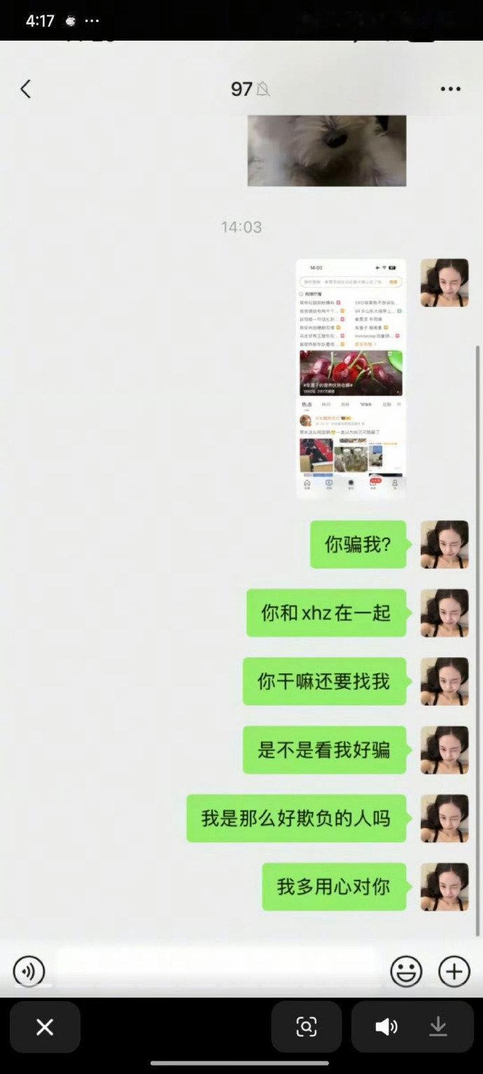 周奇司晓迪聊天记录