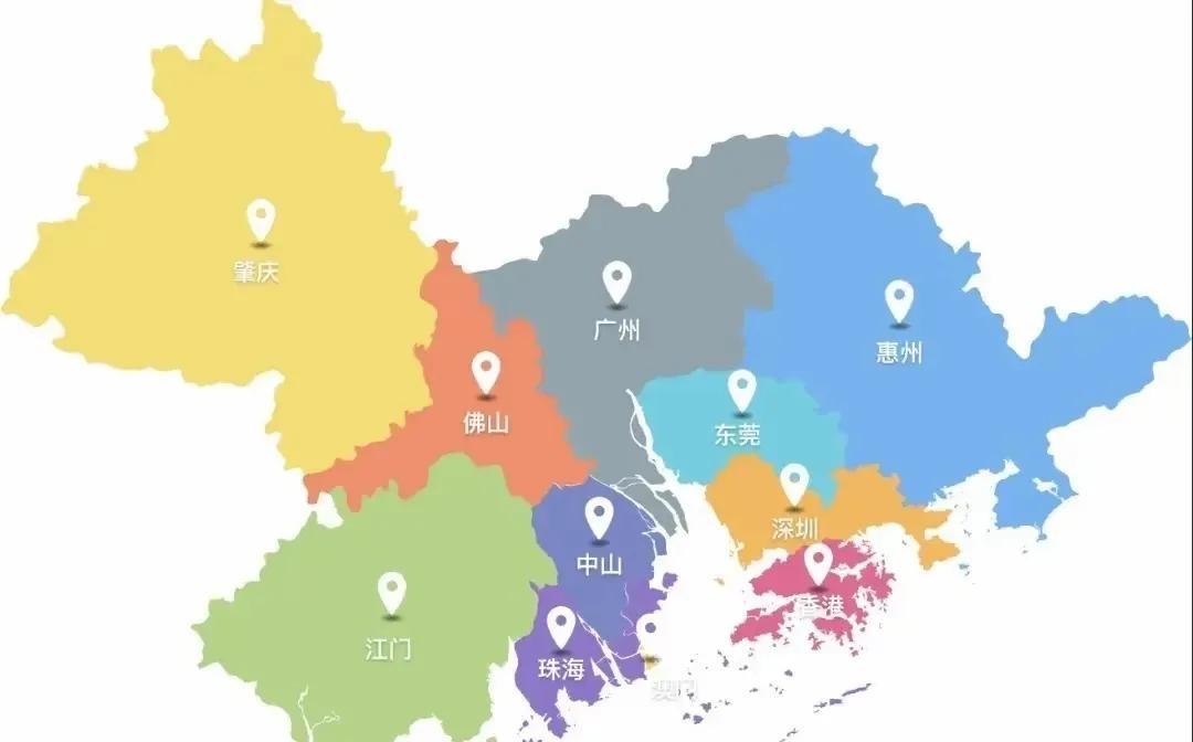 在大湾区，除了肇庆和江门比较弱之外，还有两个城市发展的比较缓慢。这两个城市，一