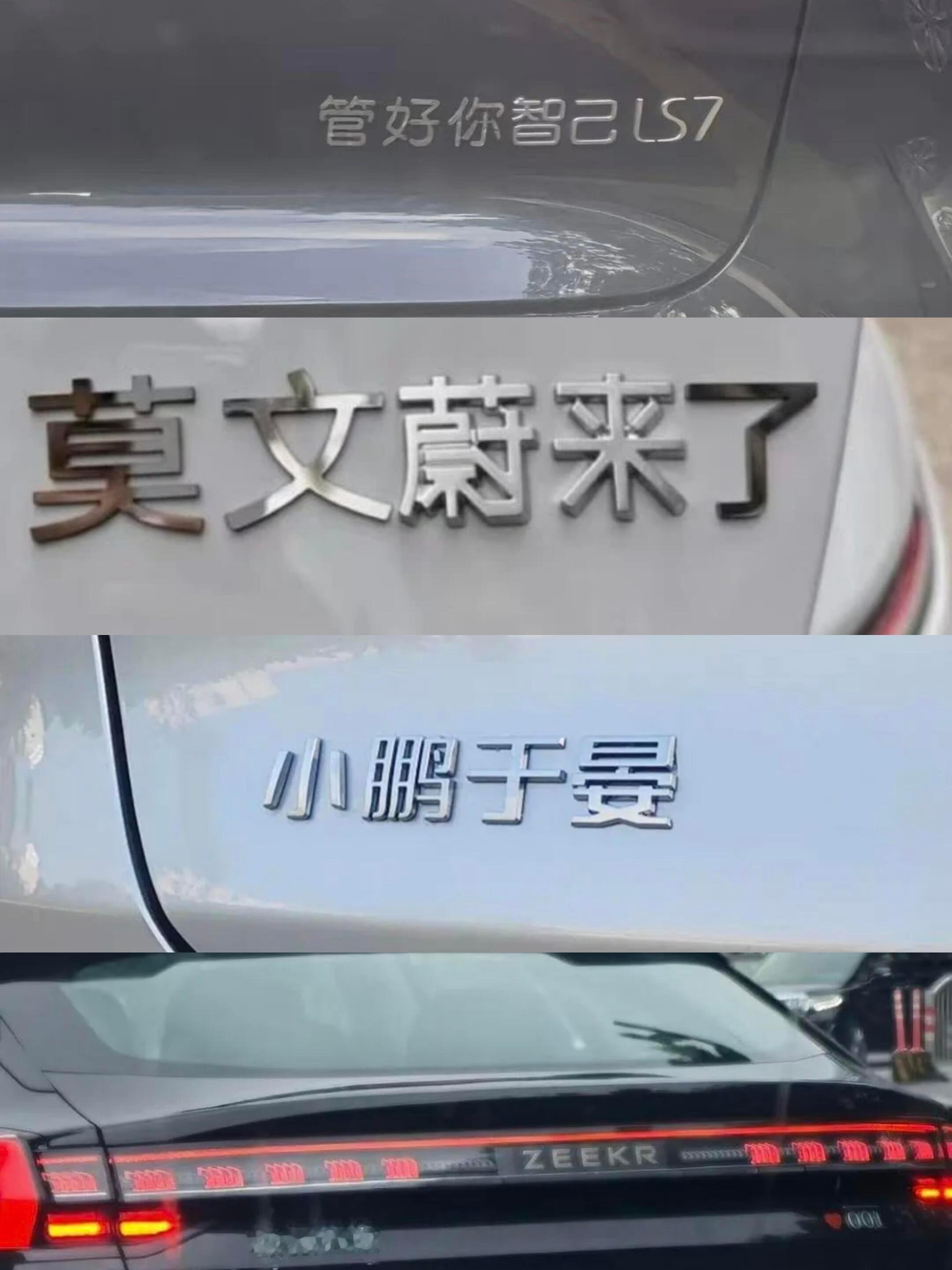 太抽象了，你怎么看这些改了尾标的车友？​​​