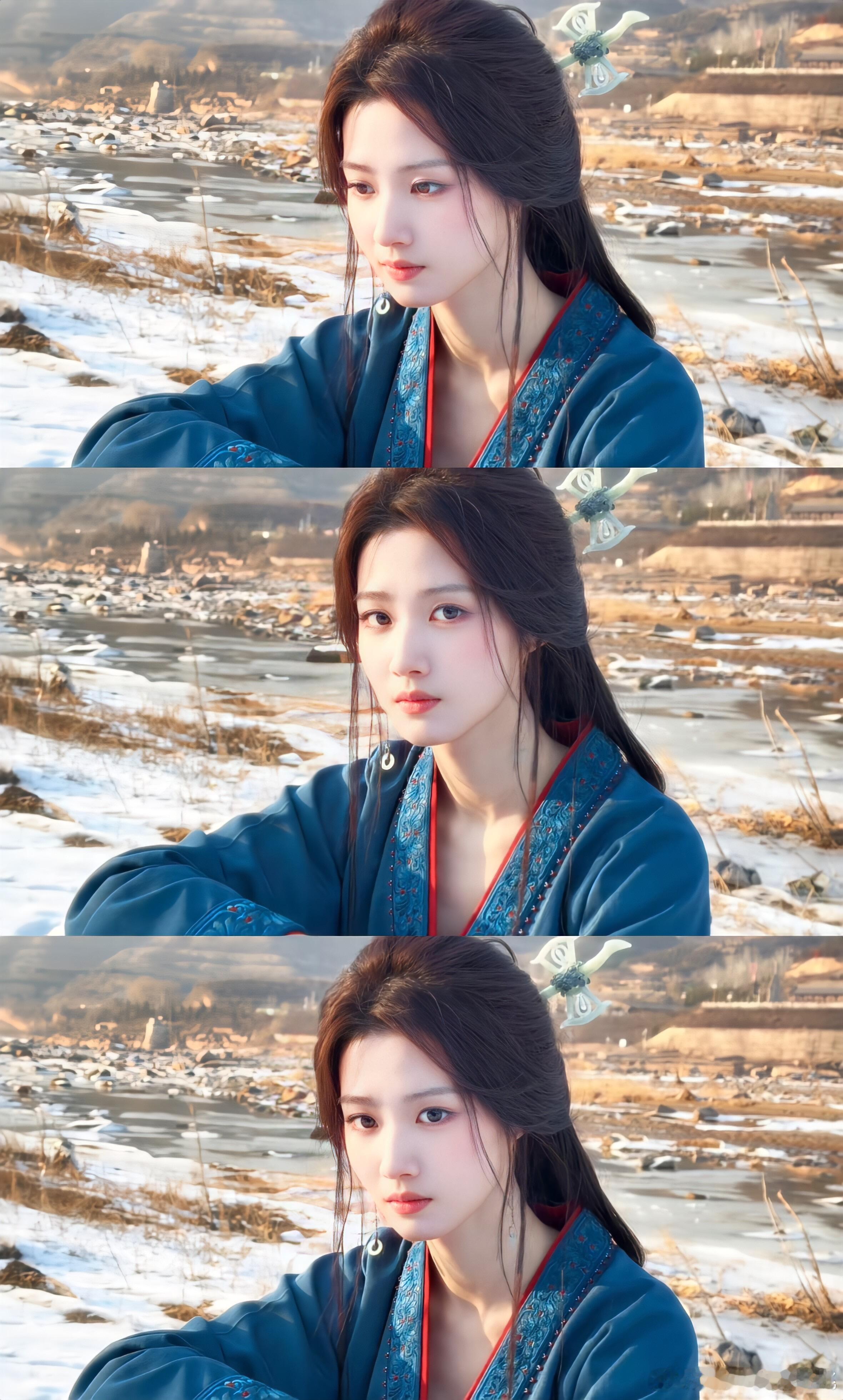 卢昱晓何不同舟渡用这个造型，好米