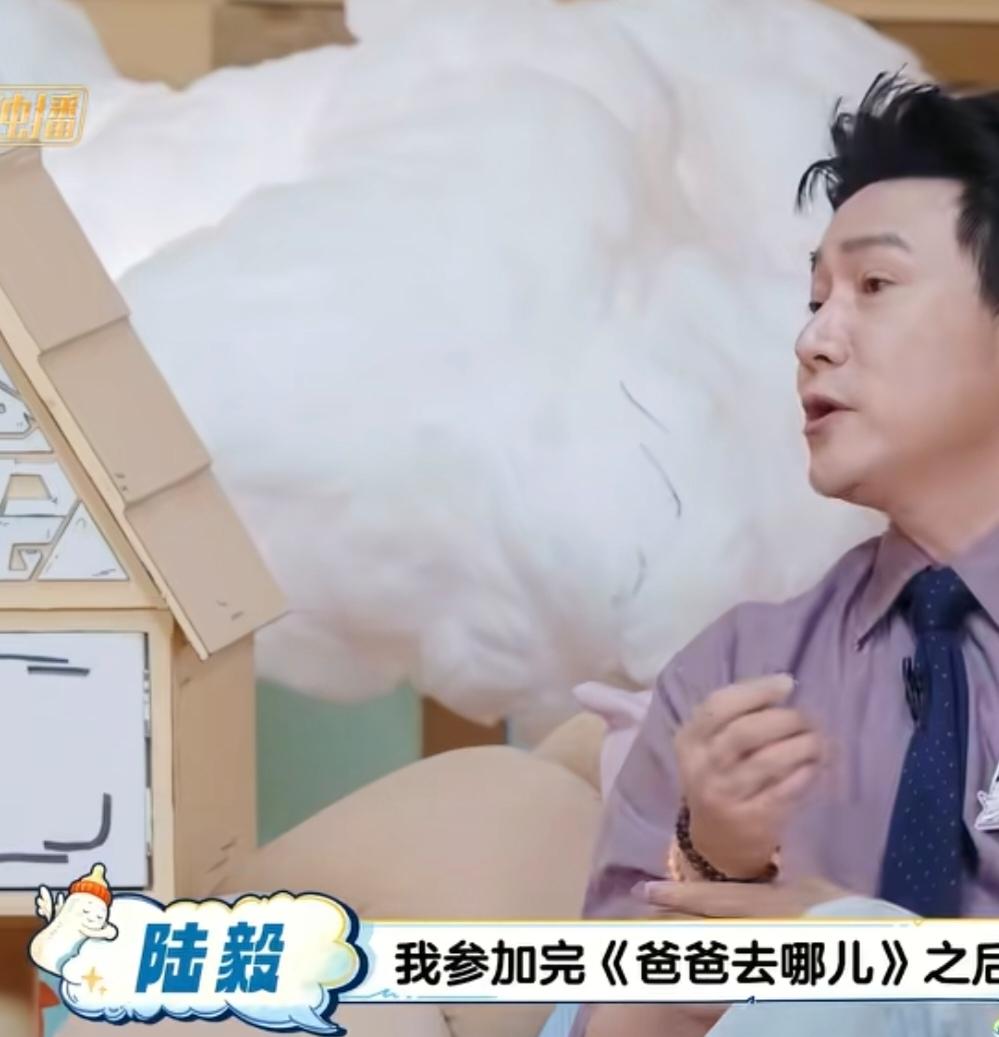 陆毅：“我参加完《爸爸去哪儿》之后，跟贝儿感情是最好的那段时间，我要接工作出去拍