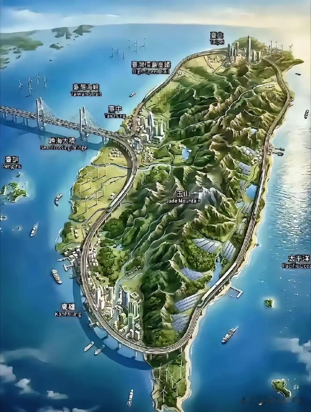 从北京到台北，高铁还是自驾？大陆和台湾跨海峡通道，三个方案都很震撼！平心而论