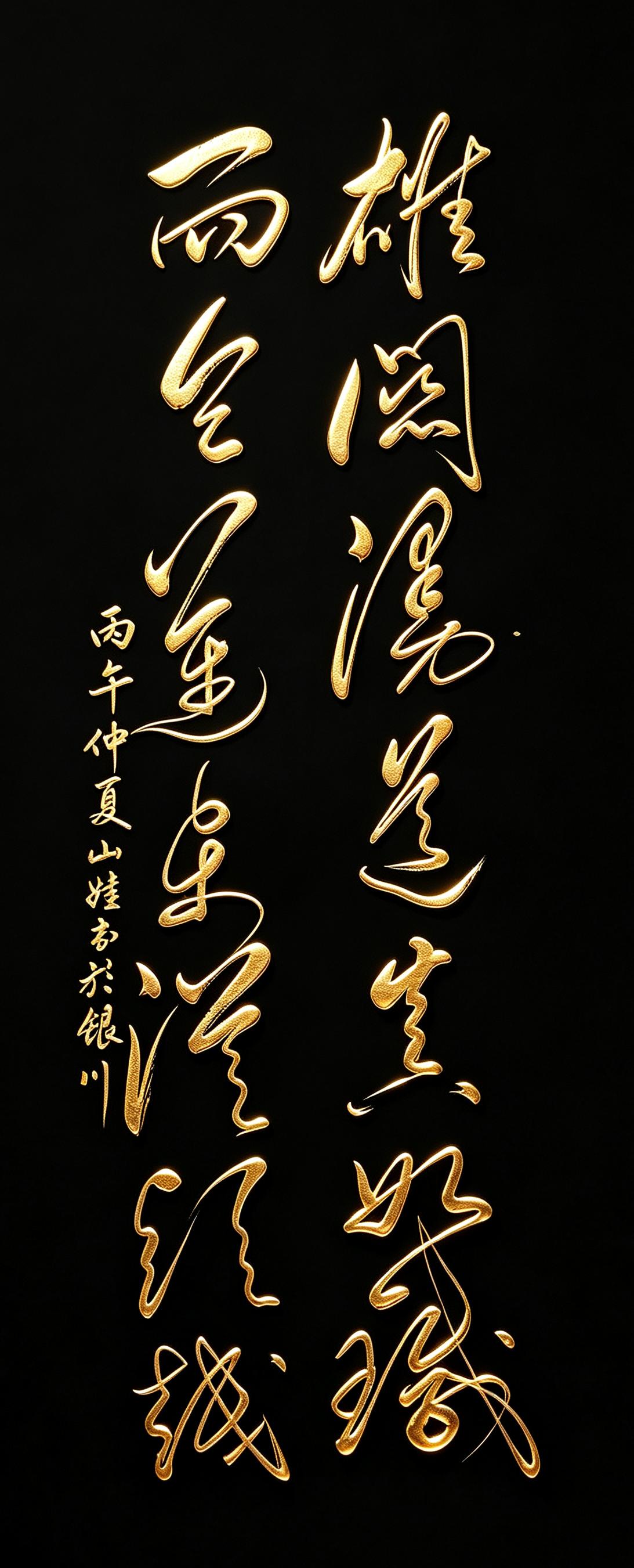 每当心生困顿、前路迷茫时，我最偏爱这句震撼人心的千古豪情。眼前这幅大气狂草，笔