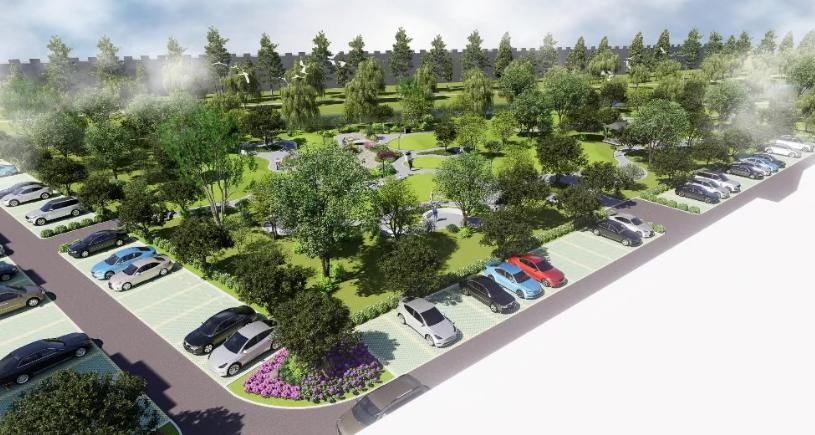 古城边空地变公园！荆州10000㎡环河公园开建，解决休闲遛弯难荆州古城护城河