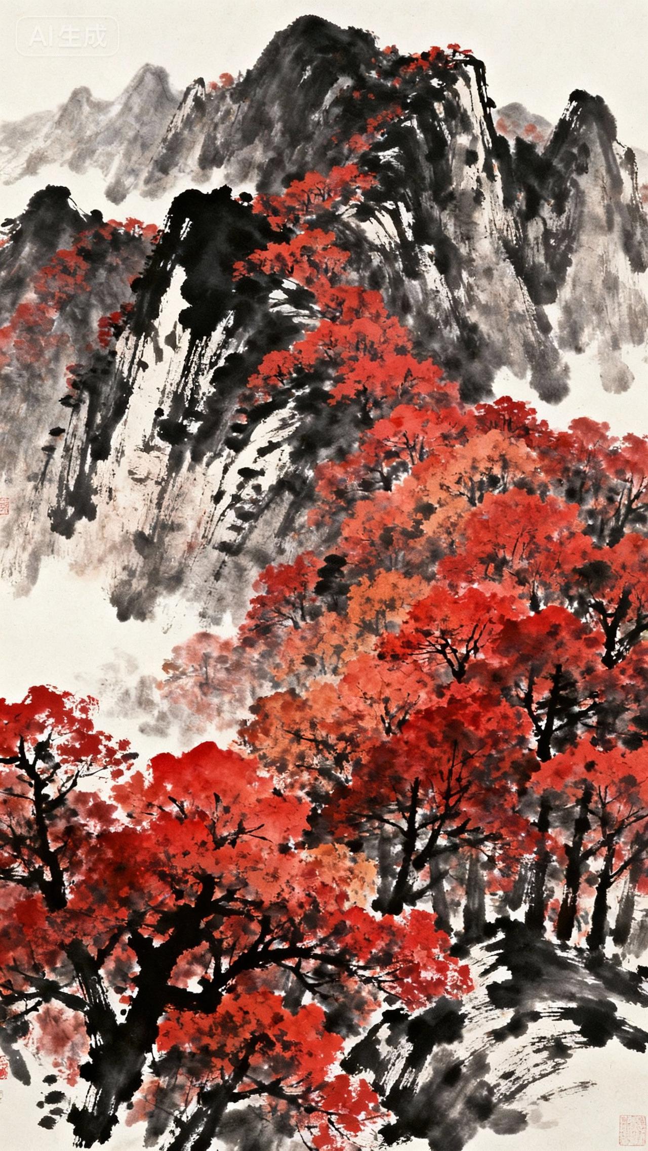 来看看我手机里最近拍的风景照，是一片初冬的蜀苑。照片里，霜枝显得格外俏皮，寒树与