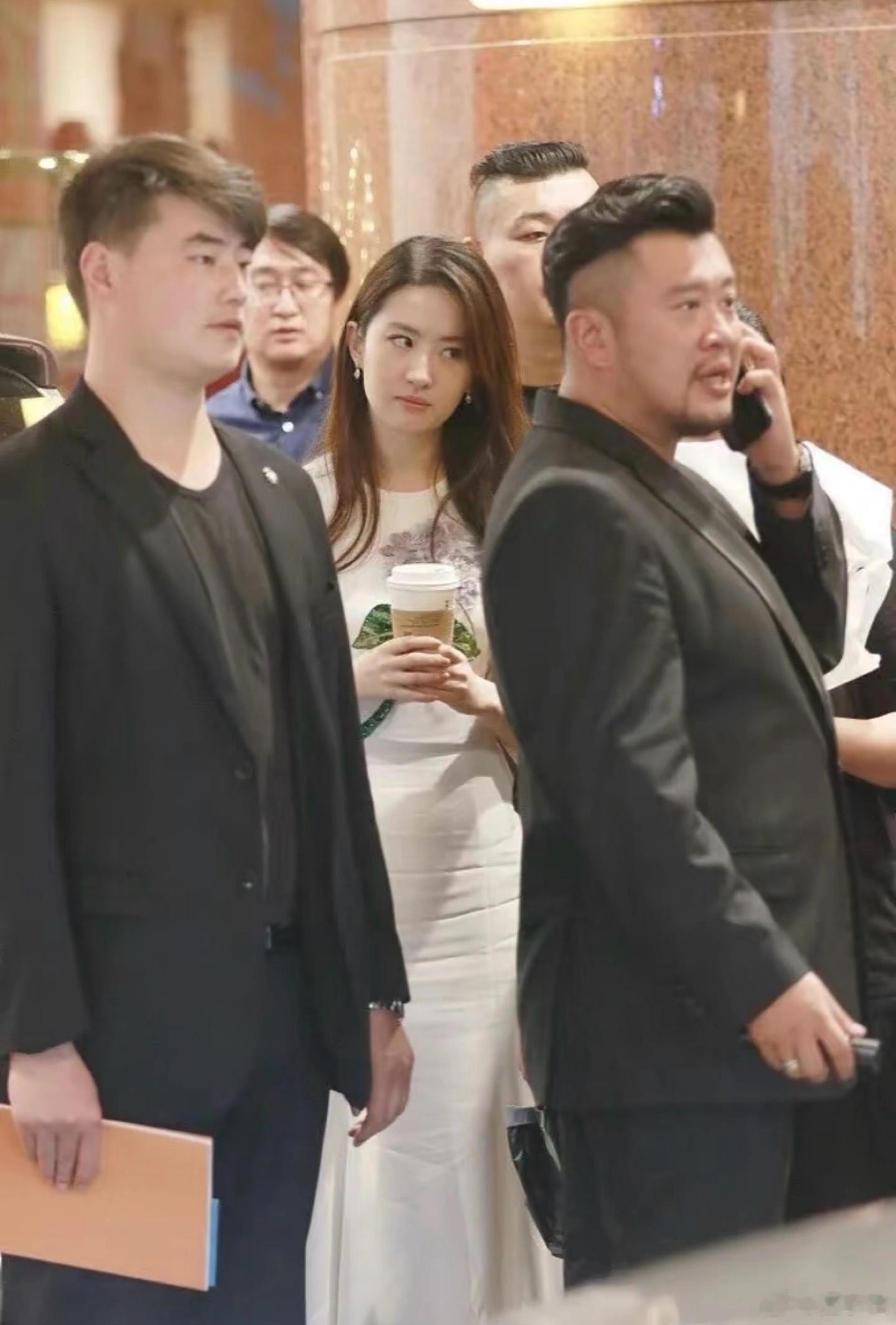 2017年，刘亦菲出席电影《烽火芳菲》，第20届上海国际电影节展映剧组发布会。这