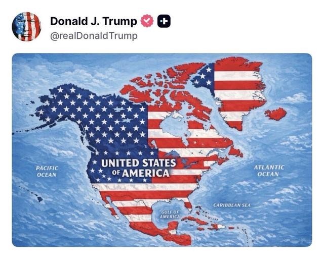 特朗普发了这张地图！西方媒体没有一个敢吱声，因为他们知道美国真敢，并且特朗普已经在几次三番的威胁，对