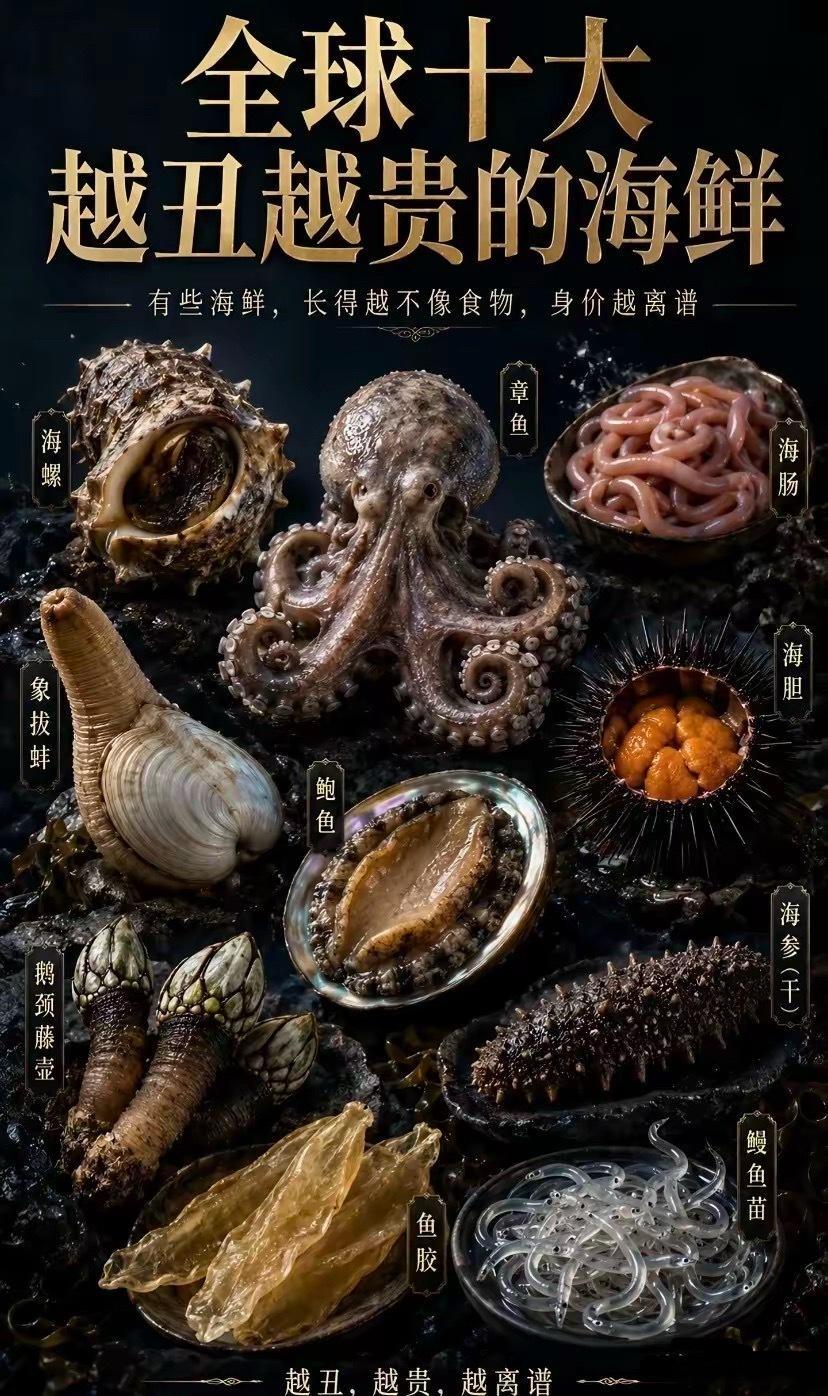全球十大越丑越贵的海鲜