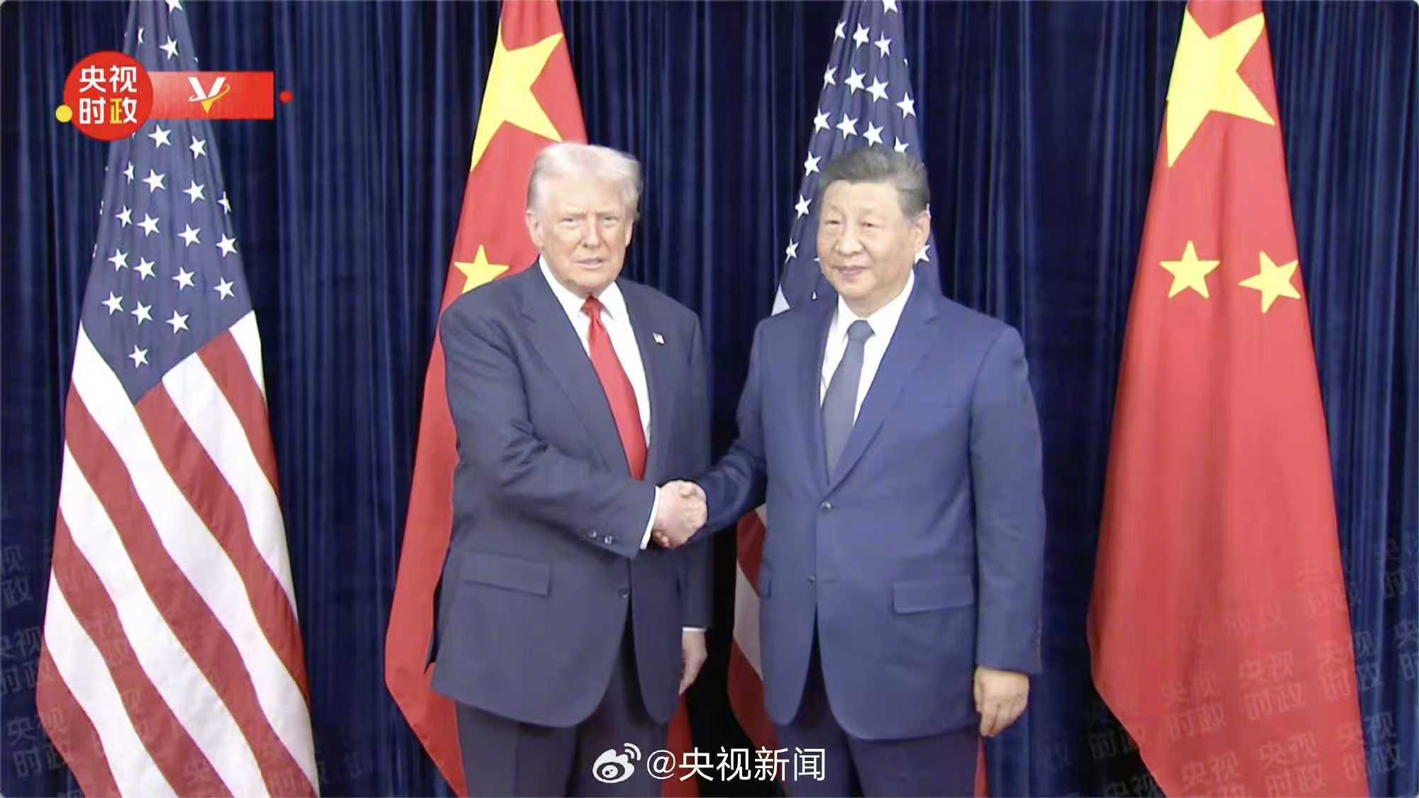 当地时间10月30日，国家主席习近平在釜山同美国总统特朗普举行会晤。习近平指出