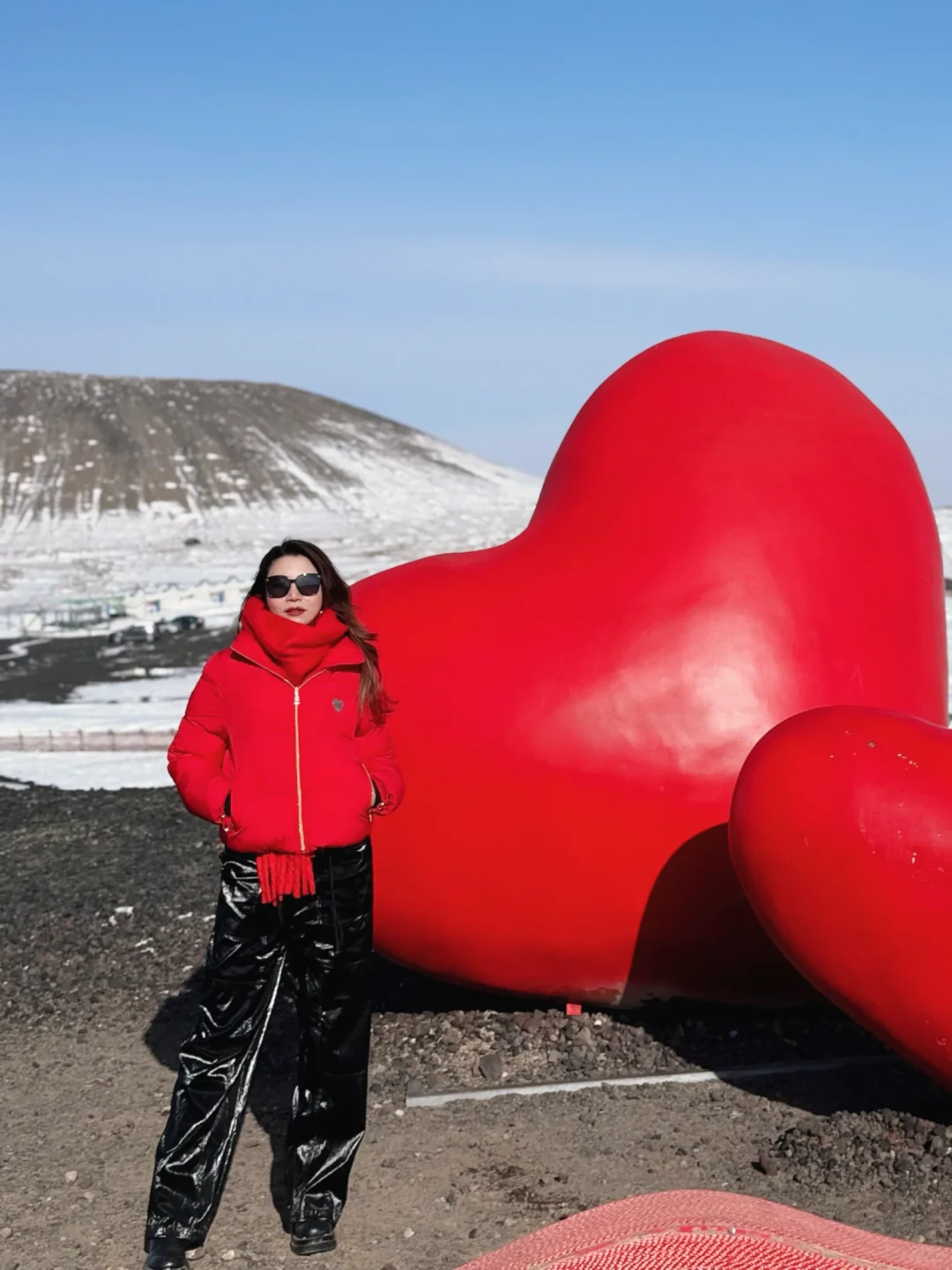 冬日的乌兰哈达🌋在雪中聆听火山沉睡的声音