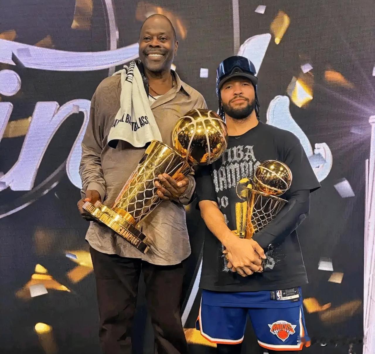 格局拉满！老布伦森谈尼克斯GOAT：我爱我儿子，但尤因才是最伟大的！尼克斯4
