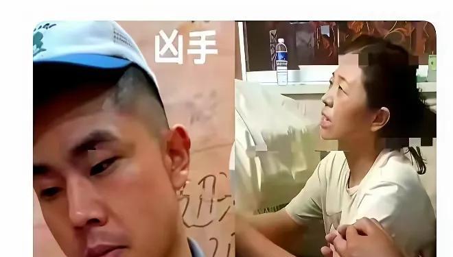 这个家暴男的面相看起来就真的很凶狠，大家仔细看，他人长得白白净净、五官也挺斯文的