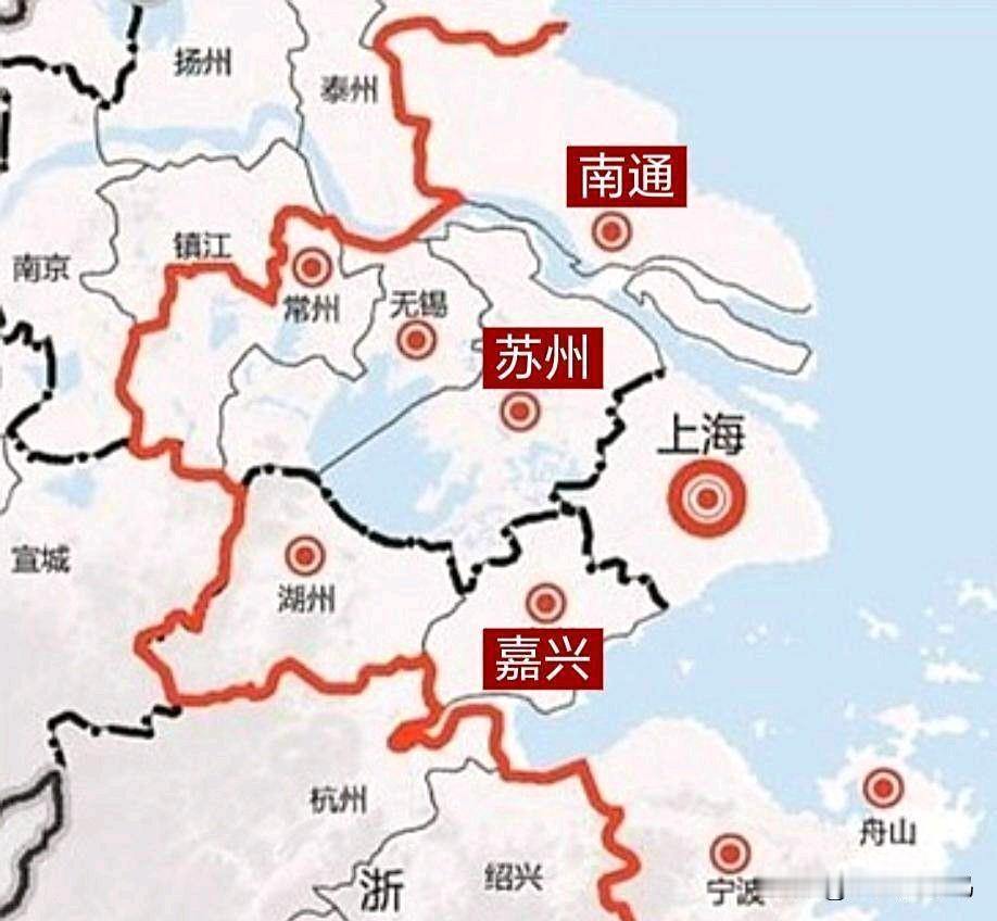 有许多人说：上海可以合并嘉兴的嘉善，这样上海就能扩大土地面积，往南部发展。