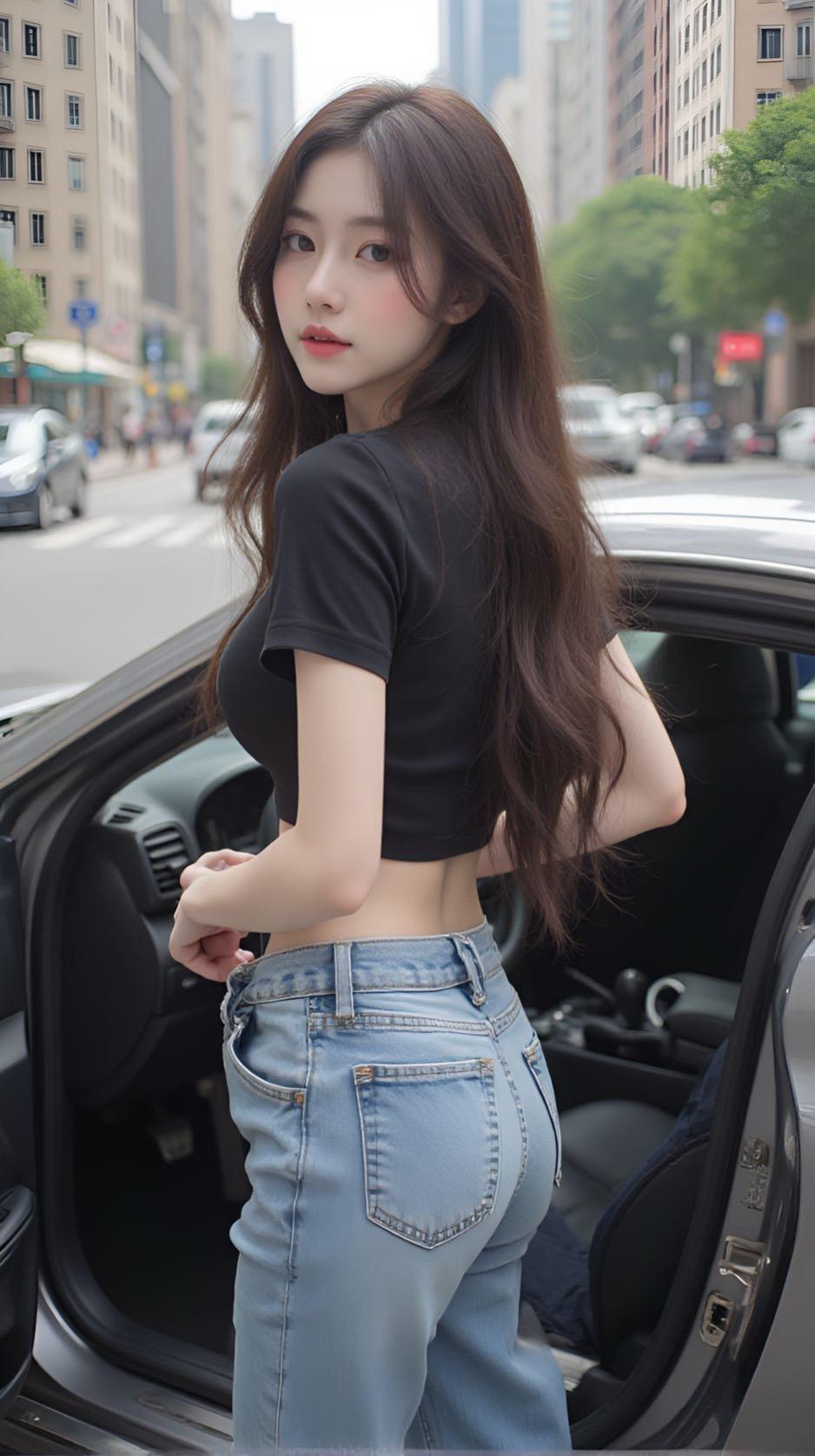 美女 穿搭 强烈推荐 完美身材 街拍