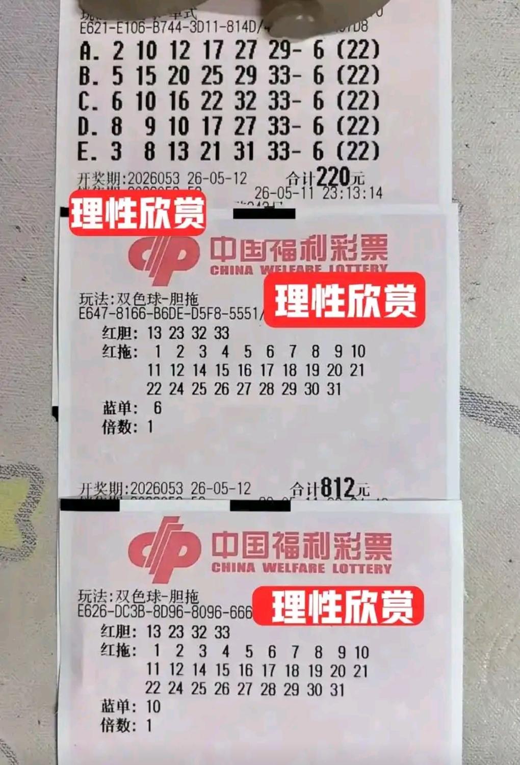 双色球26053期开奖前夕，本期各类特色晒票集中亮相，看点十足。既有多注自选单式