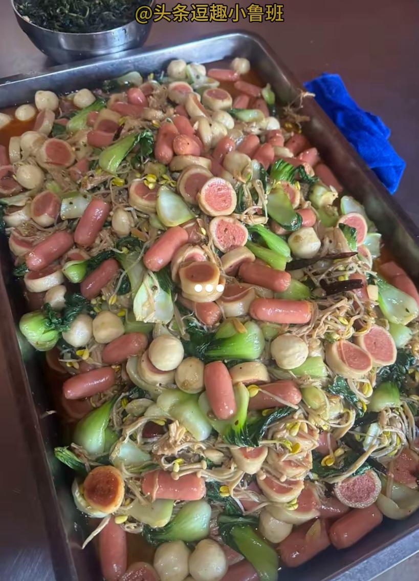 工地伙食就吃这些“科技丸子”？去接老伯回家，看得我直叹气