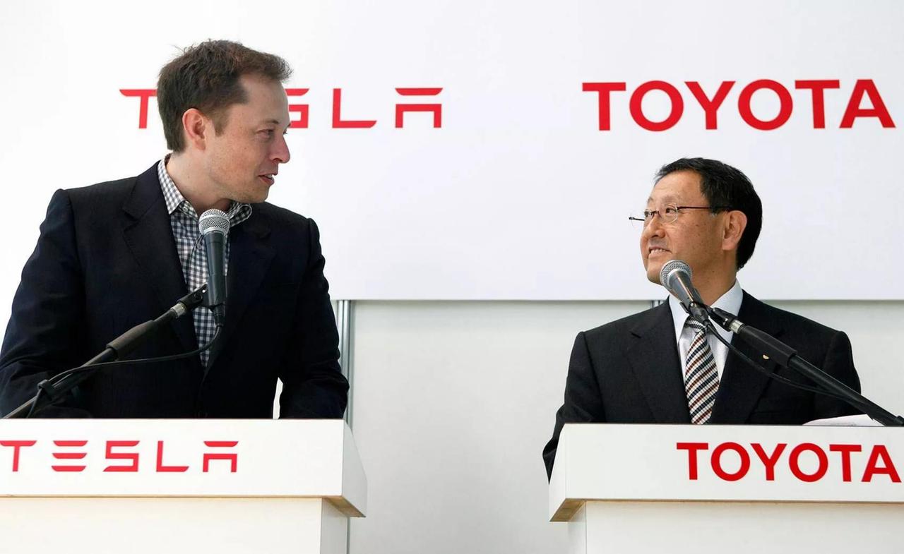 2010年，马斯克拜访丰田章男，希望这位前辈能投资特斯拉。于是丰田用5000万美
