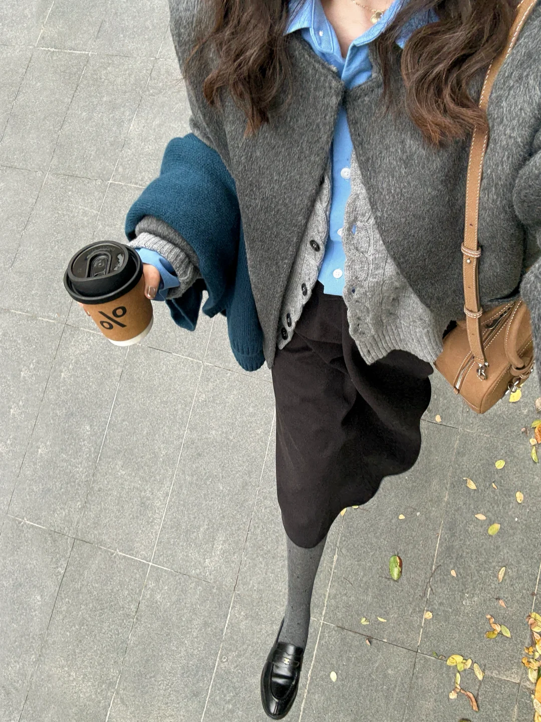 秋冬穿的漂亮大衣🍂基础款叠穿也太绝了叭！