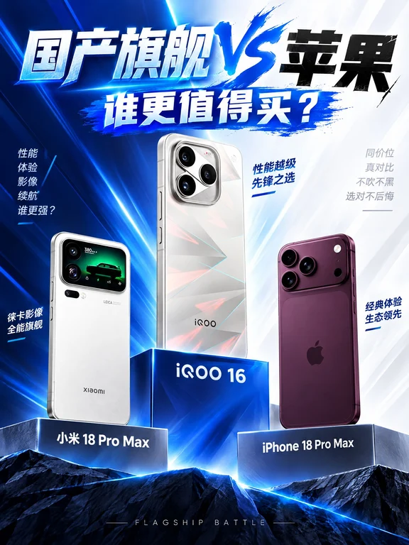 国产旗舰VS苹果：谁更值得买？