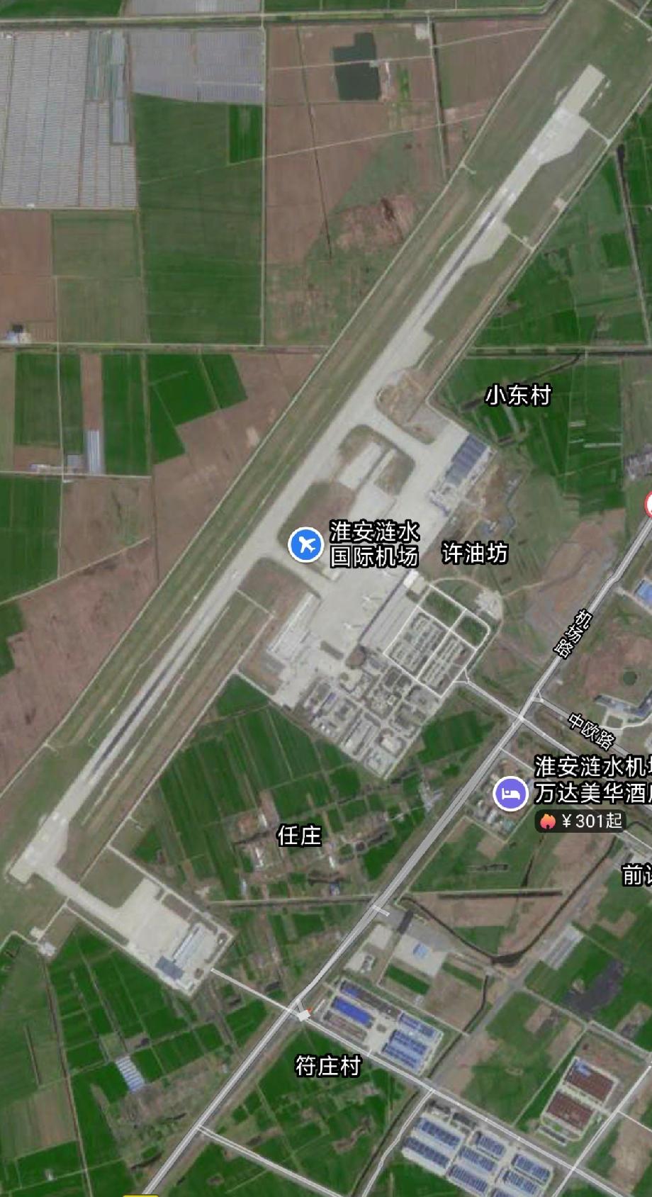 淮安机场和扬州机场两个城市的机场都是新建的，一个10年通航，一个12年通航，一