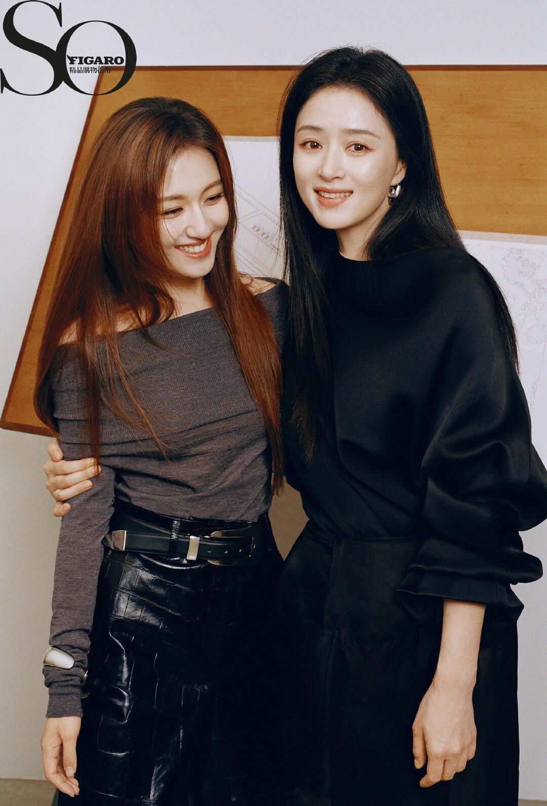 把她俩放一起的真是天才，明媚又大气蒋欣&李兰迪×SoFigaro​​​