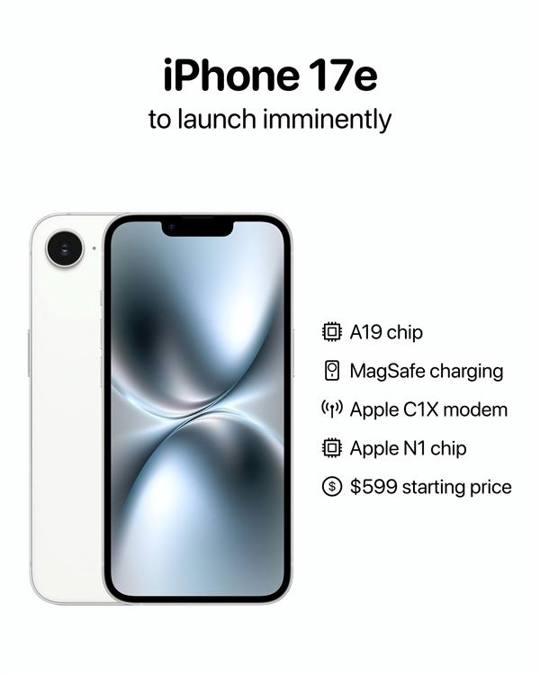 4499元！苹果最便宜新机-iPhone17e就快来了，看完配置又爱又恨苹