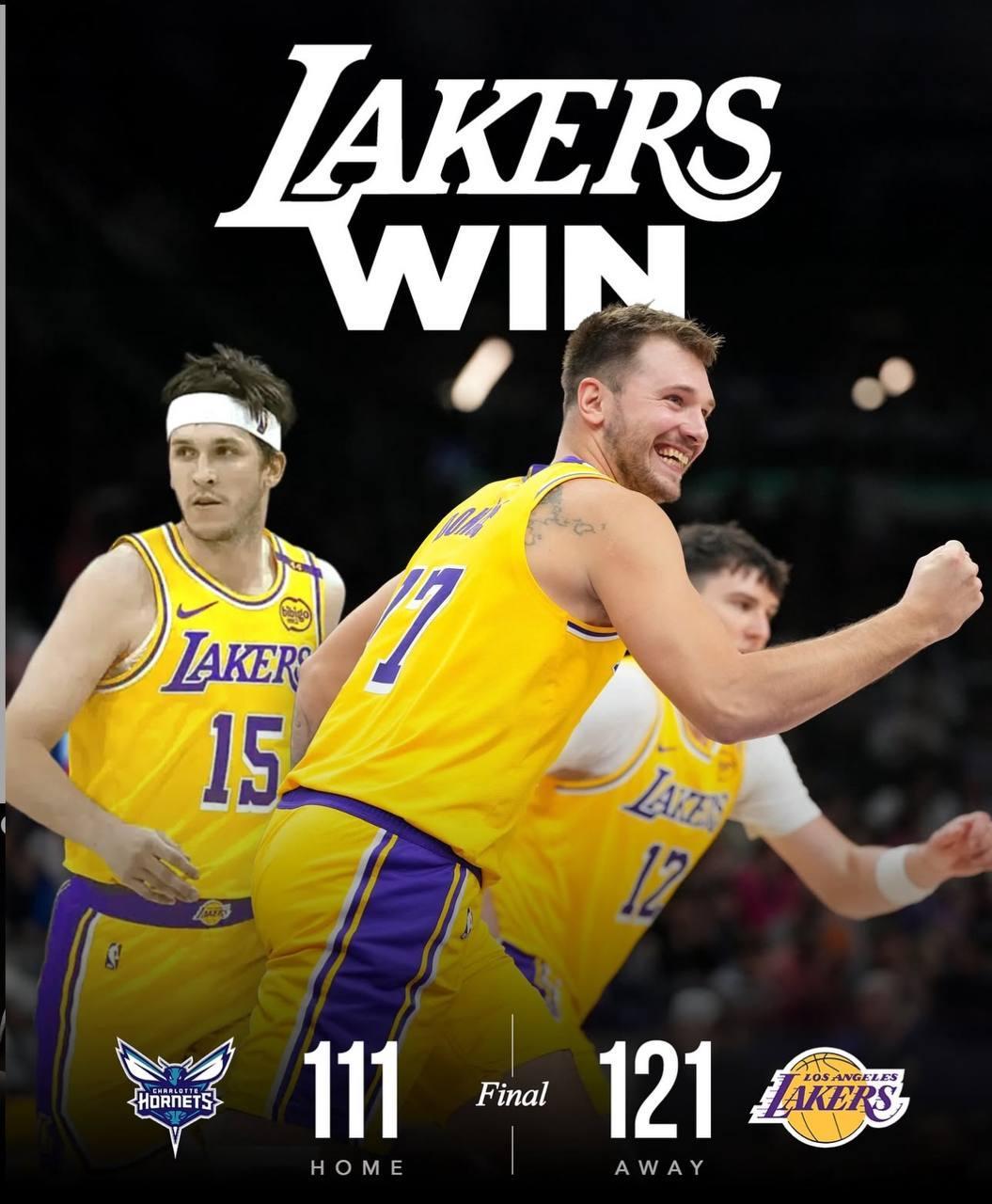 湖人全场节奏明确，上半场被布里吉斯与克努珀手感拖住，第三节加压防守让黄蜂崩盘。里