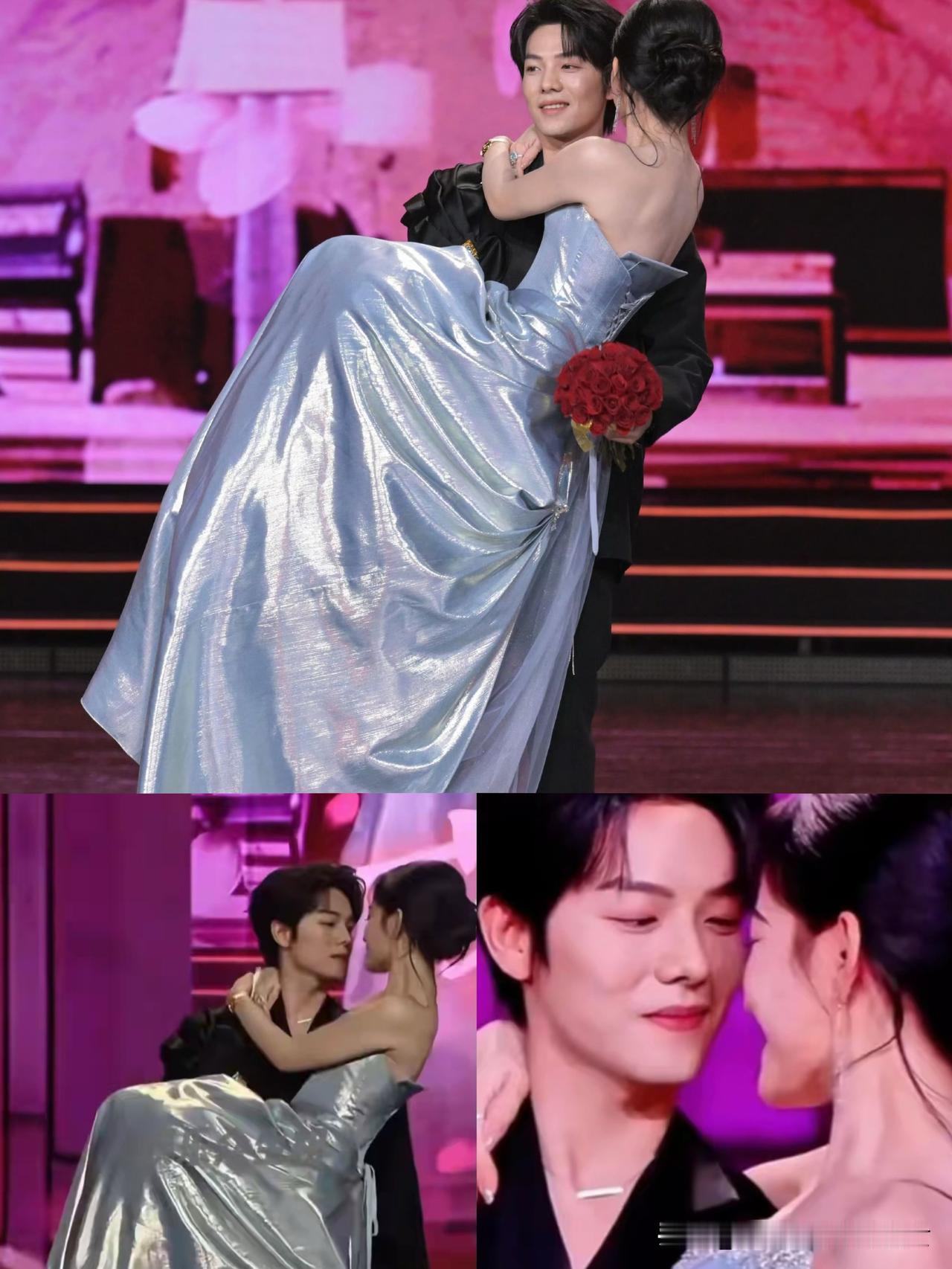 微博视界大会内场，短剧演员在台上卖力演出，台下明星的表情藏不住，谁又比谁高贵呢？