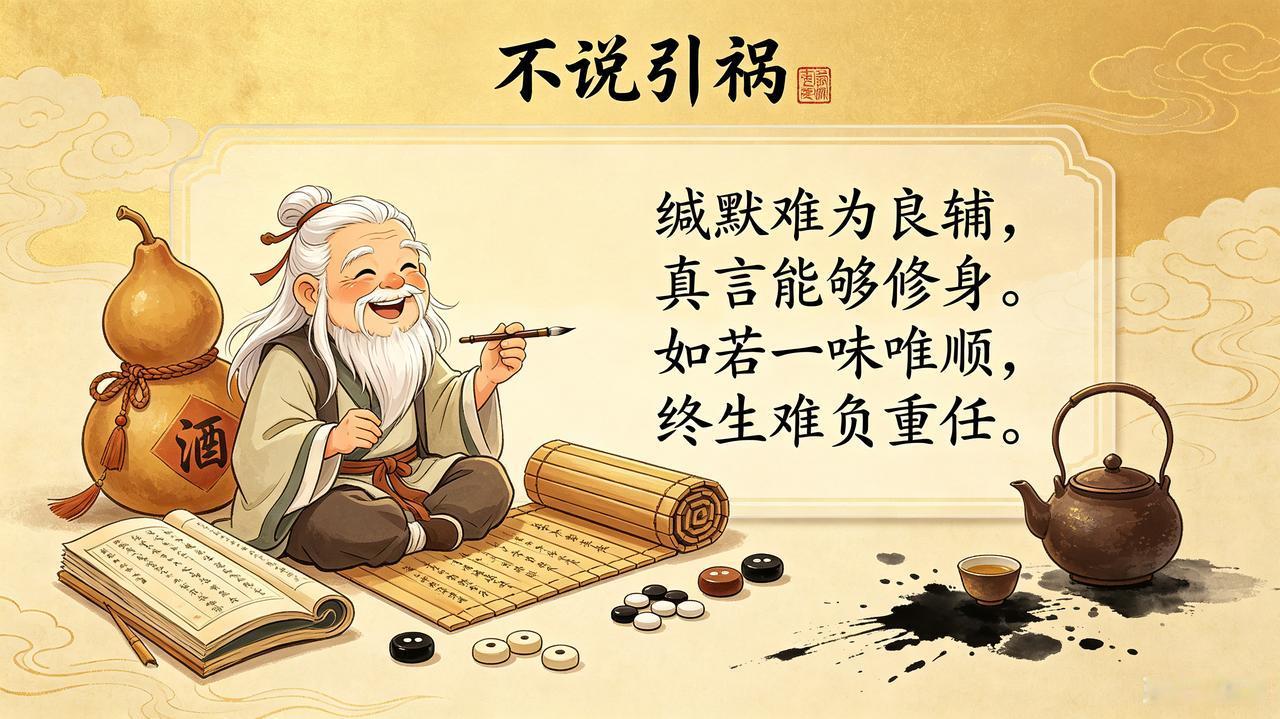 小故事“不说”引祸晏子有个手下，他名叫做高僚，跟晏干了三年，事情无