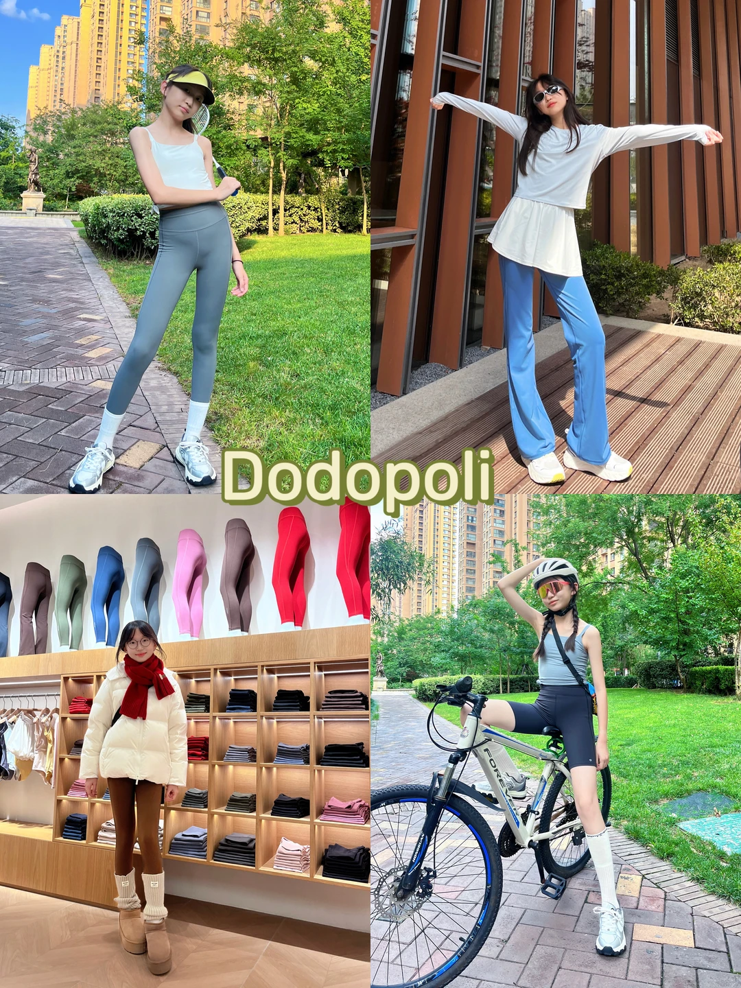 看看女儿有多少条Dodopoli瑜伽裤|无限回购