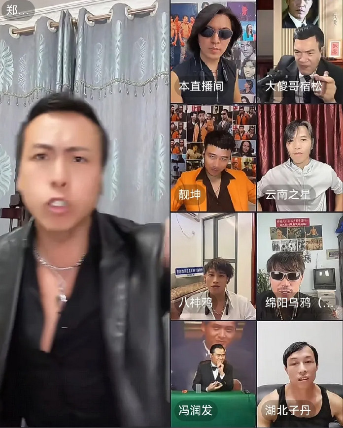 “盗版”集中营到齐了，陈浩南、大傻、靚坤、周润发、乌鸦！比正版还拽。