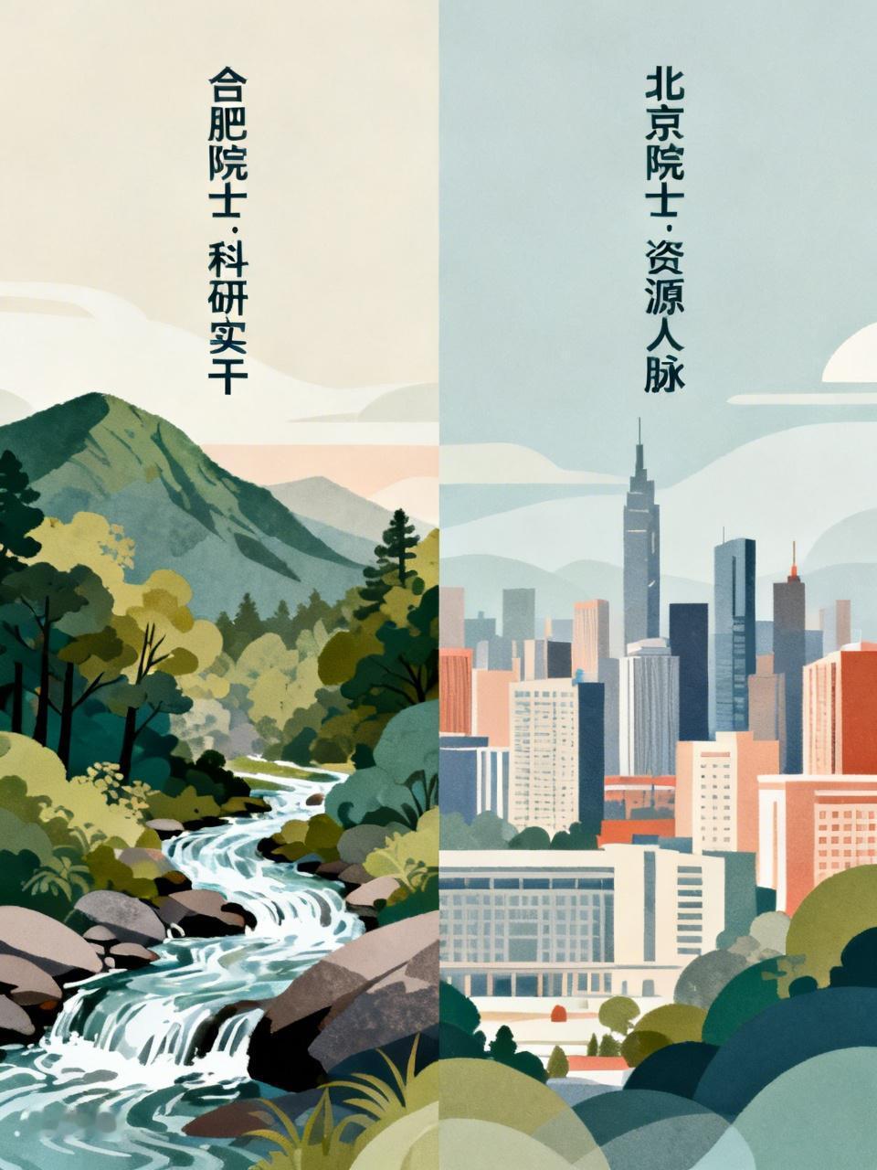 合肥和北京的院士群体，的确各具特点。合肥的院士们宛如默默耕耘的老黄牛，一心扎在科