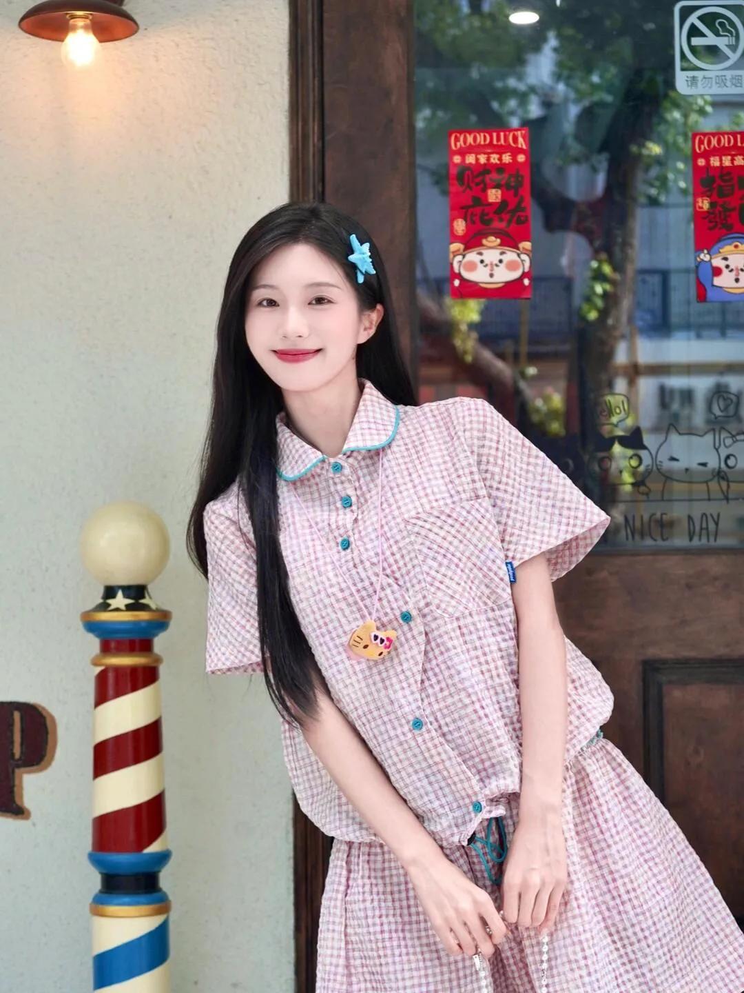 春日好时光花间笑语长井活力少女感穿搭元气少女穿搭指南
