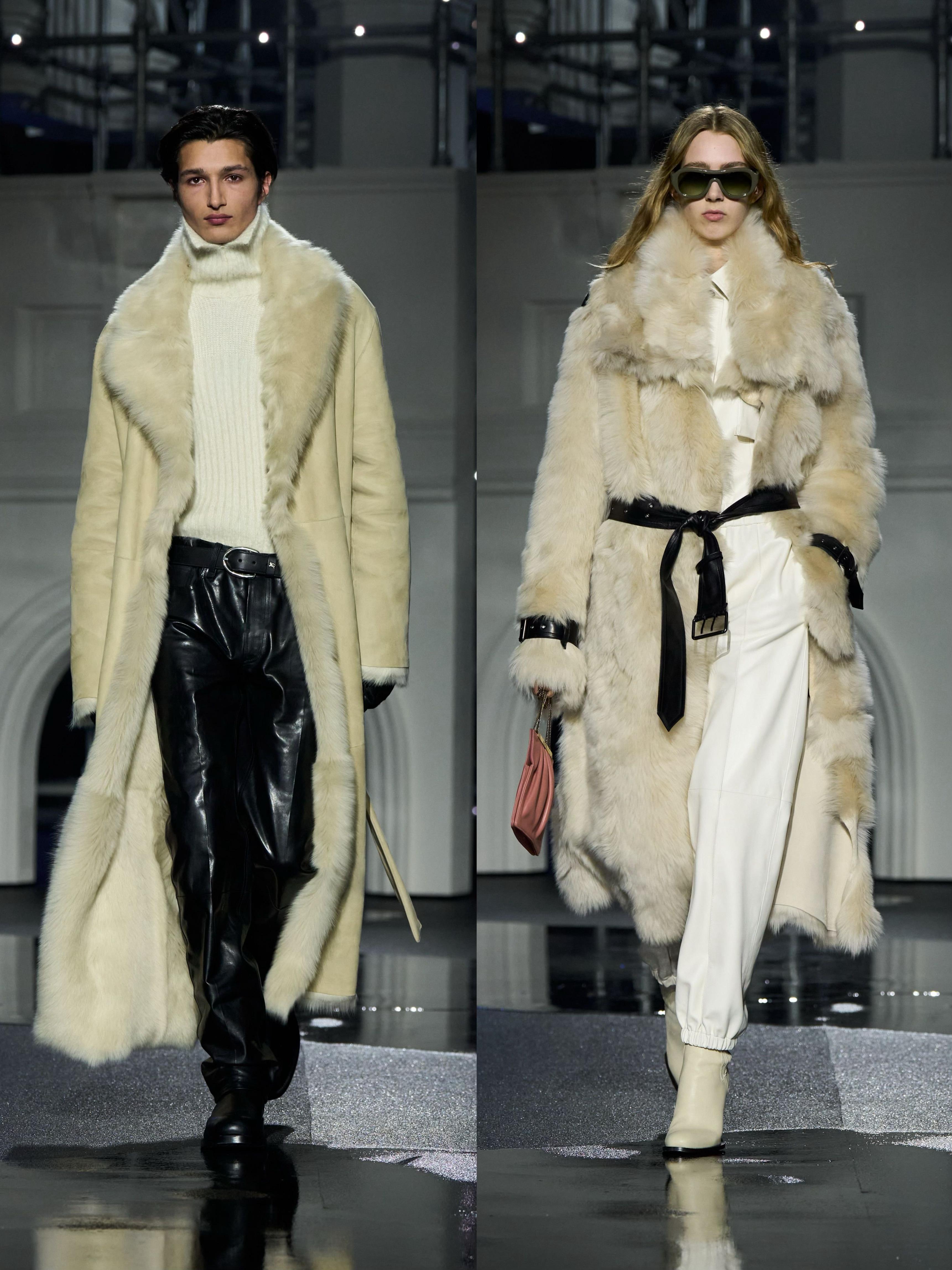 Burberry大秀Burberry2026秋冬系列发布秀——灯光氤氲，柏油路