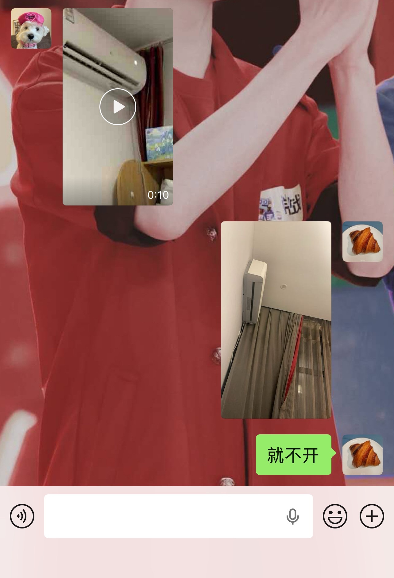 鸡蛋糕不来我家住，因为我不给她开空调