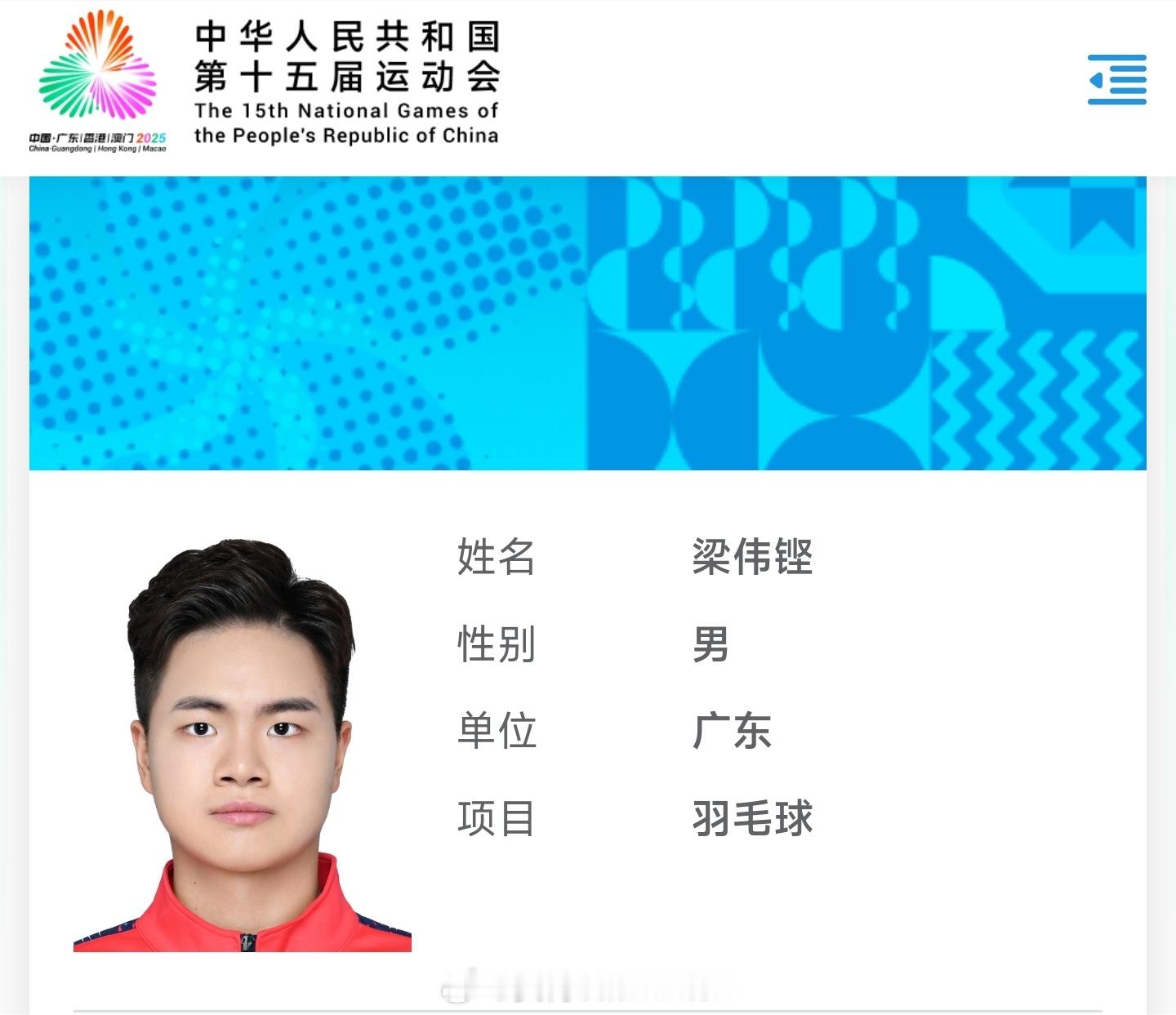 国羽部分双打组主力十五运会证件照萌萌酷酷哒😎(•̀ᴗ•́)و̑̑羽毛球​​​