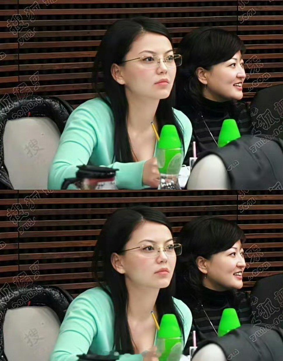李湘年轻时的颜值不次于女顶流，怪不得王岳伦当年对她一见钟情​