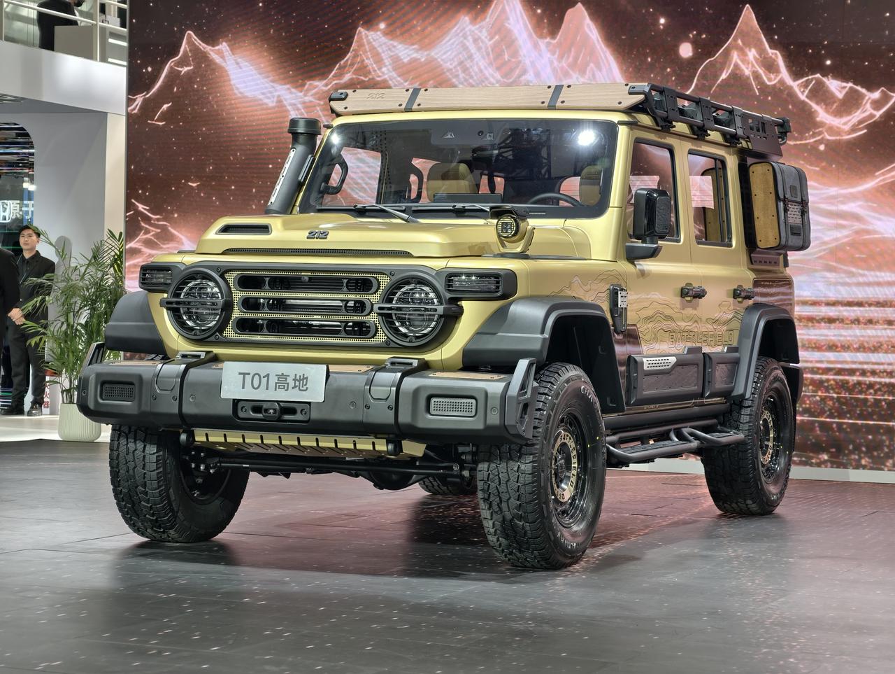 T01高地版正式上市，售价20.58万原厂就给你把越野套件安排得明明白白，还保