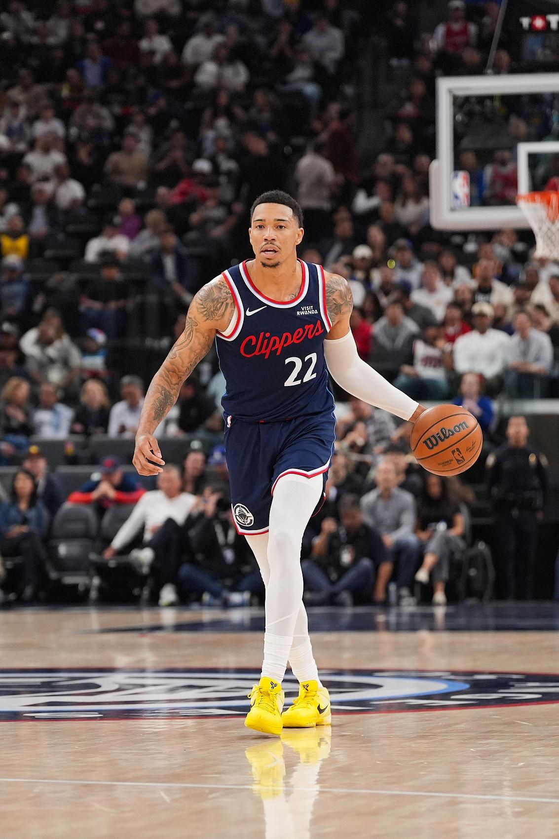 快船要给转正合同了吧！5连胜期间，乔丹-米勒没有一场拉胯啊：战胜篮网：米勒1