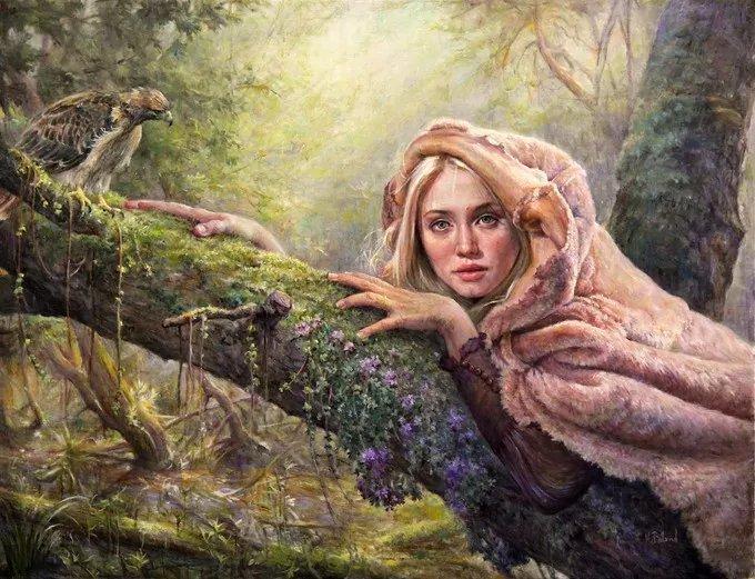 海琳·贝兰德HélèneBéland绘画作品