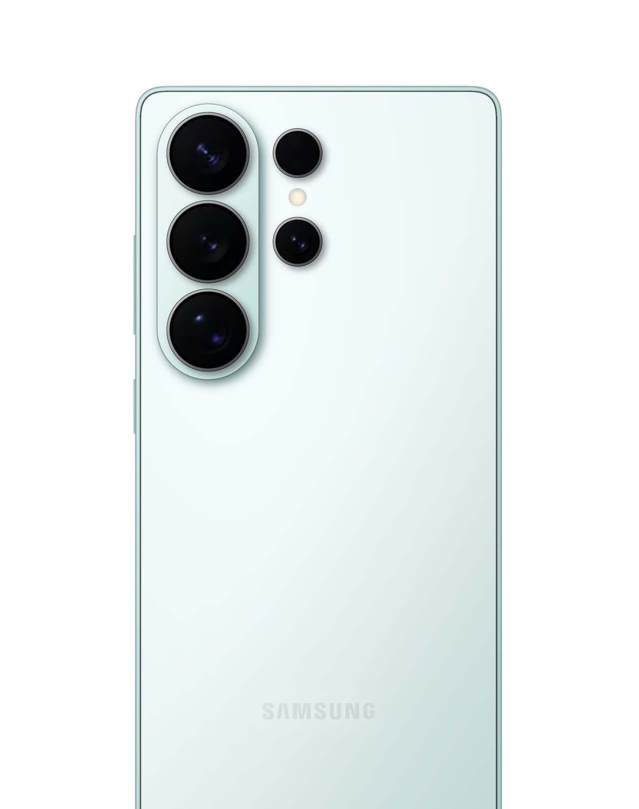 近期，三星GalaxyS26Ultra的渲染图和主要配置曝光了，背面是熟悉的