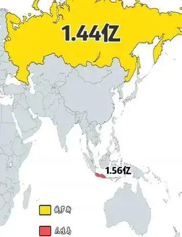 知道爪哇岛肥沃，但是没想到这么肥沃啊！！一座岛挑战整个俄罗斯都不落下风。爪哇岛