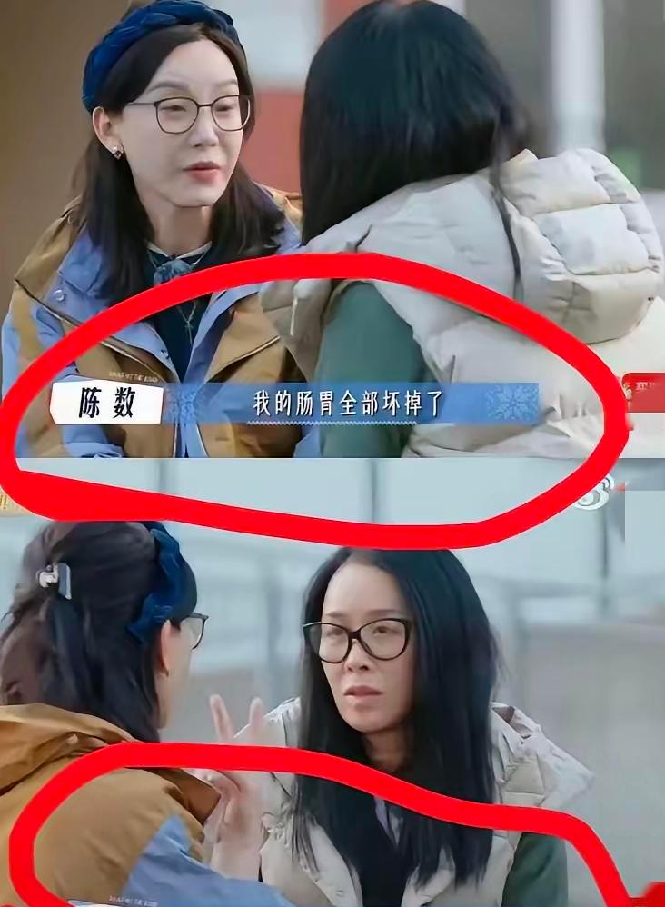 陈数不吃水果两年，不是矫情，是胃真扛不住了。陪老公吃遍世界，胃先撂挑子。喝了