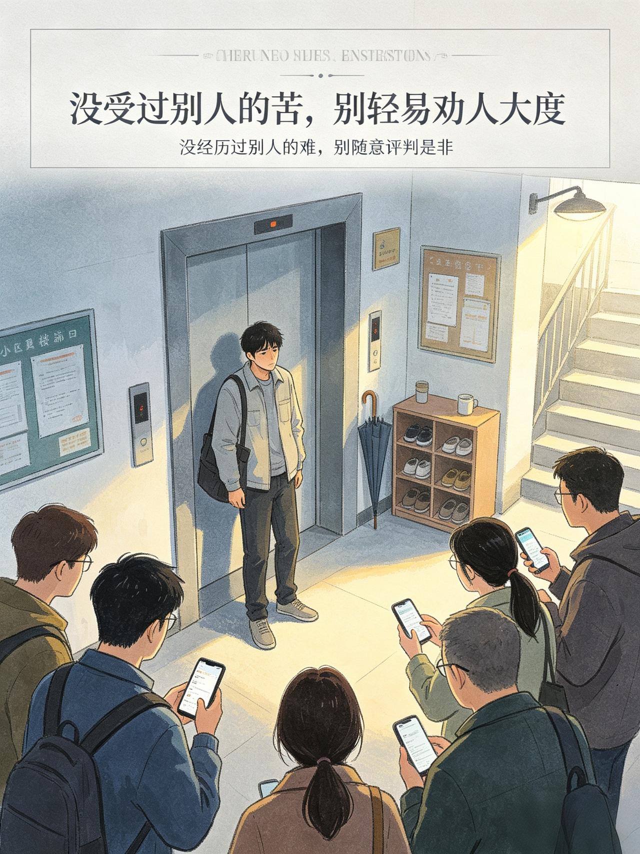 人啊，永远都是旁观者最通透。事情没落到自己头上的时候，张嘴就是大道理，满口宽慰