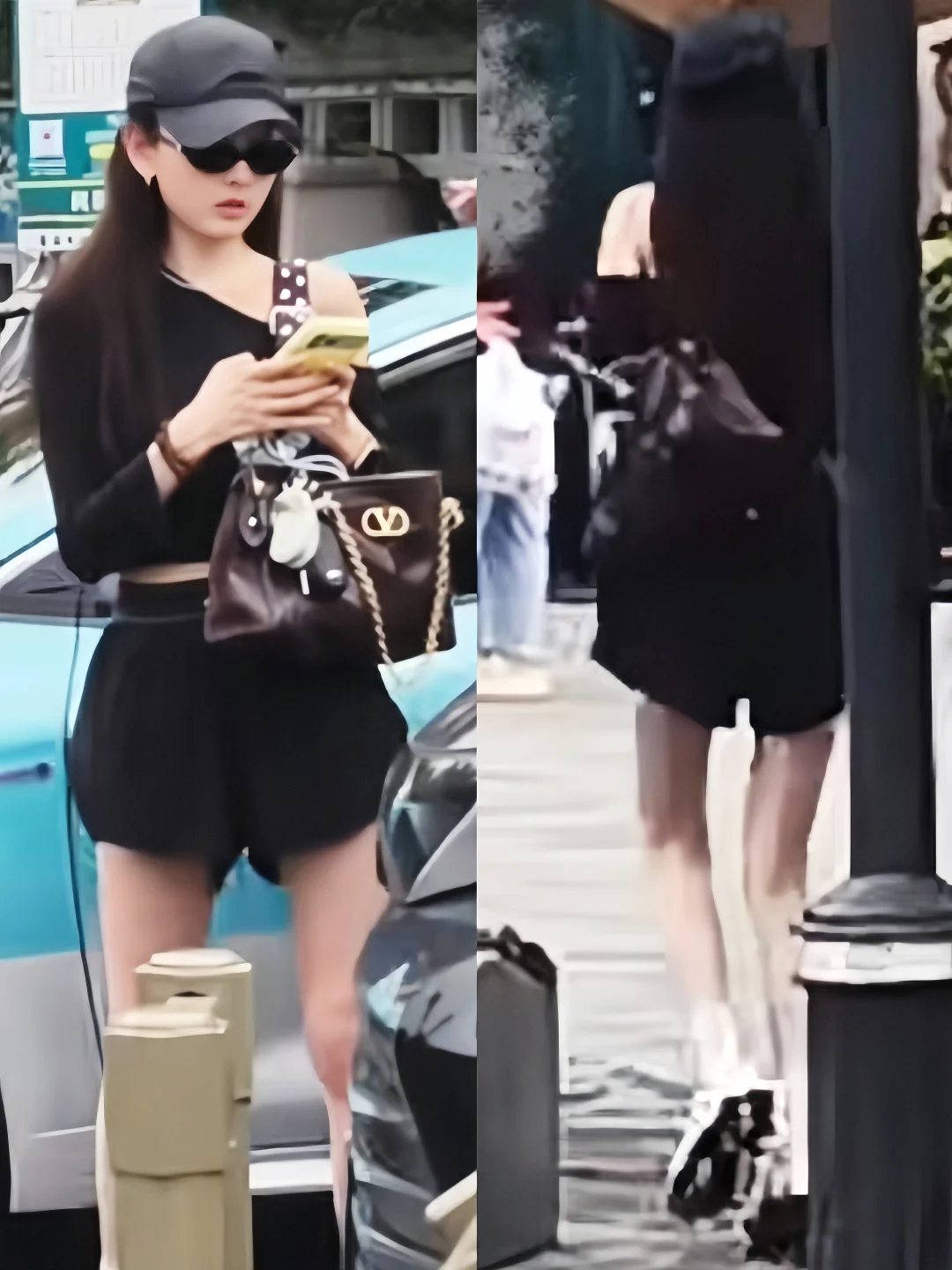 宋祖儿又被偶遇了，大长腿小蛮腰辣妹一枚！