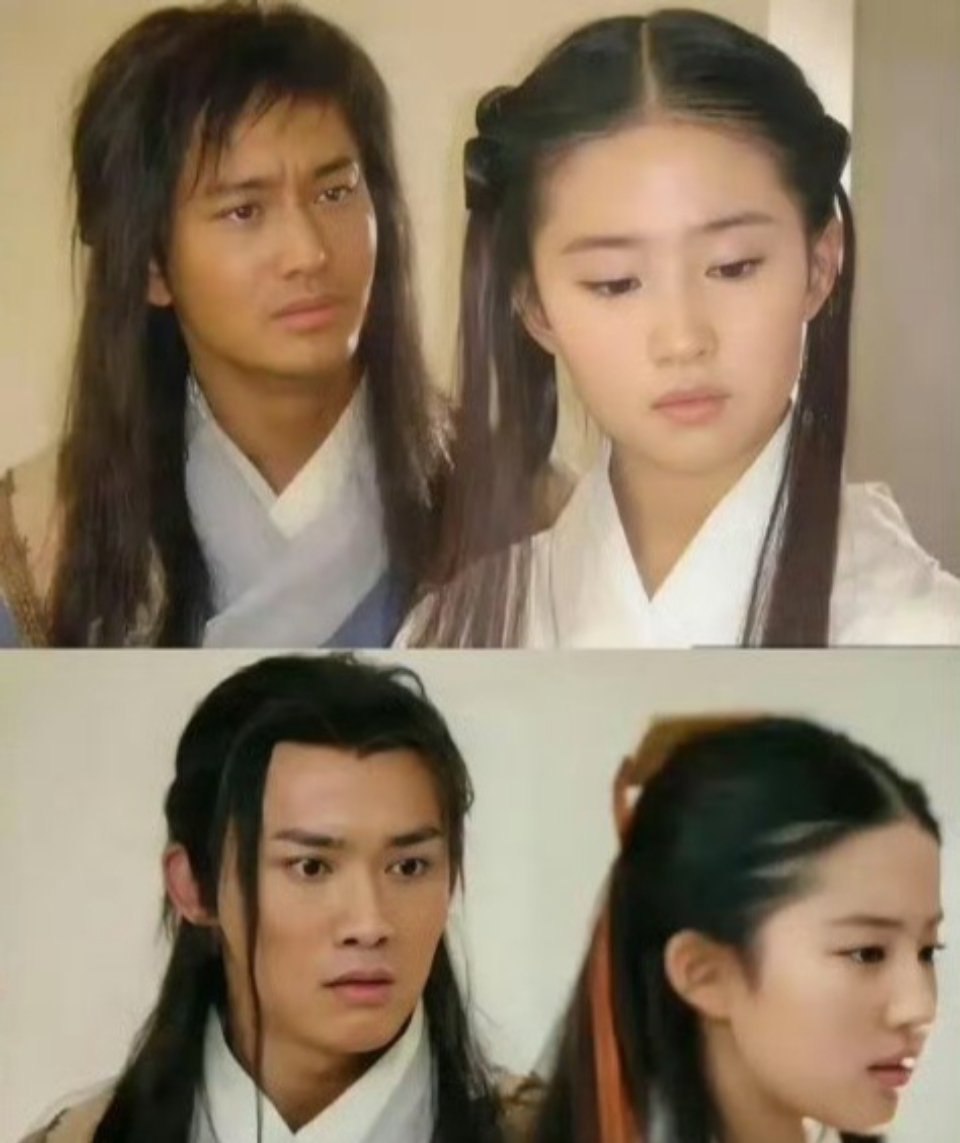 当年射雕试镜，刘亦菲小龙女，黄晓明和聂远都试镜过杨过