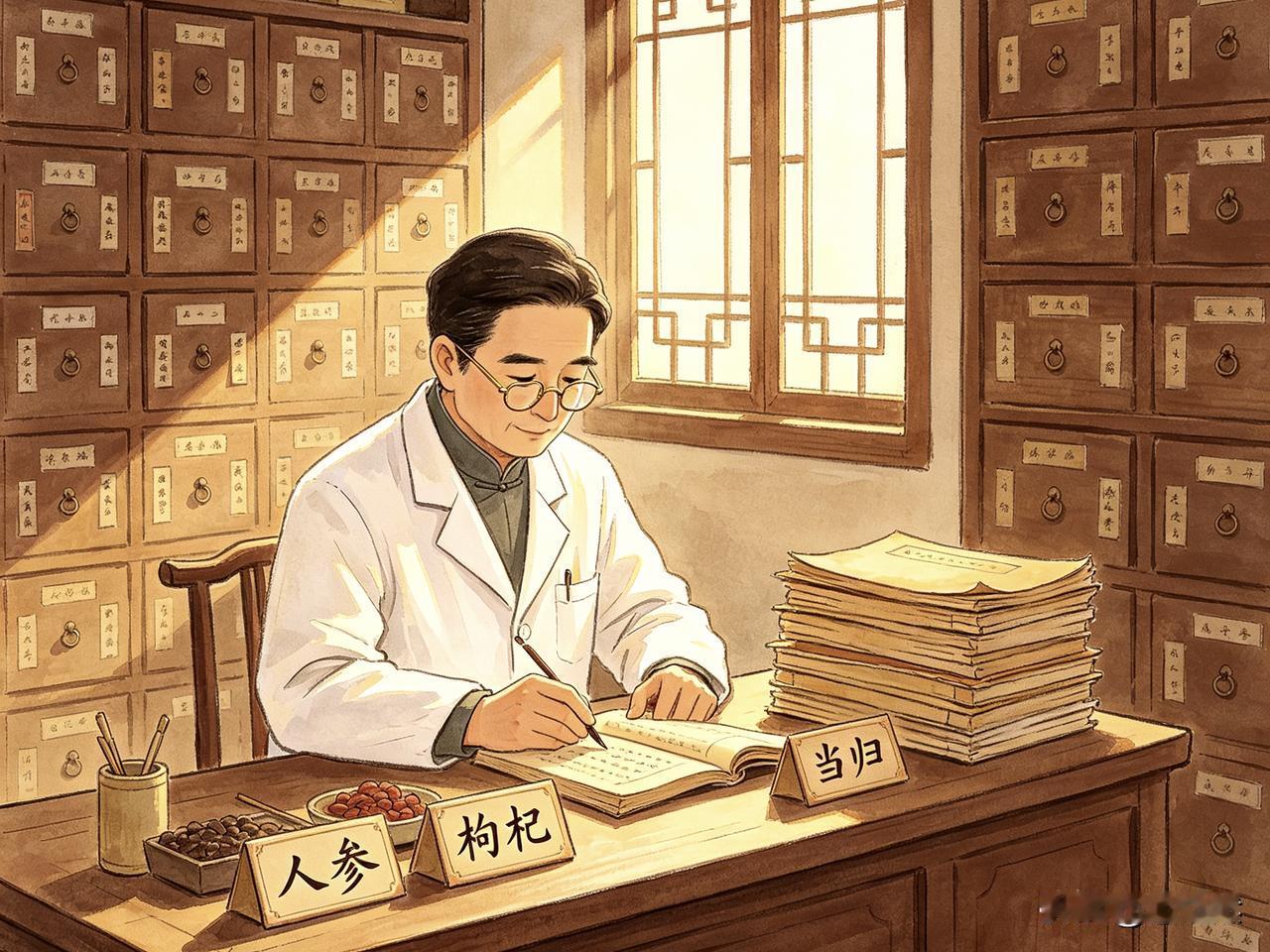 一铺难寻的上海中药铺子。一次去外地旅游，经朋友介绍去看了当地一位小有名气的老中医