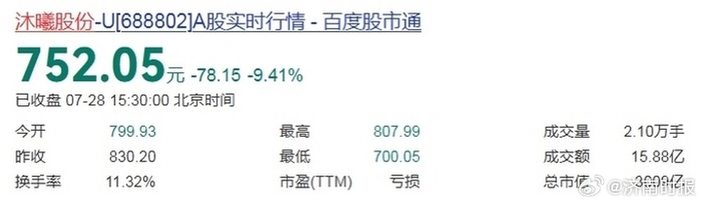 【#GPU龙头沐曦半月蒸发千亿元#，到底经历了什么】7月28日，沐曦股份的股价