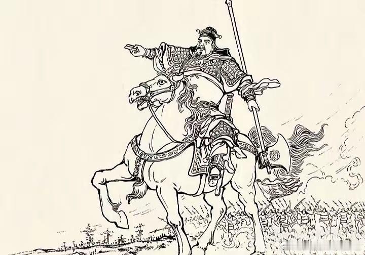 三国徐晃率部来到城下，对着城头高声咆哮：反复小人，还不献上头来。城头之人反骂：