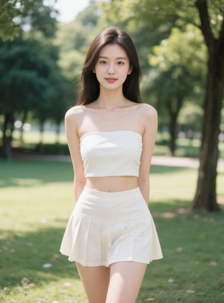 夏日树荫下，你比阳光更耀眼